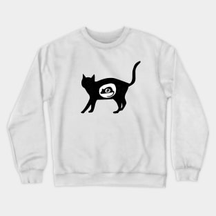 Cat ate mouse who ate cheese Crewneck Sweatshirt